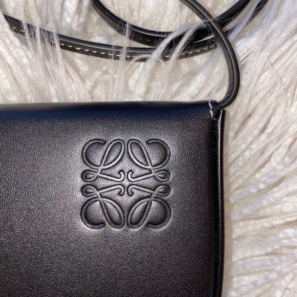 Loewe Black Small Heel Pouch - Picture 2 of 14